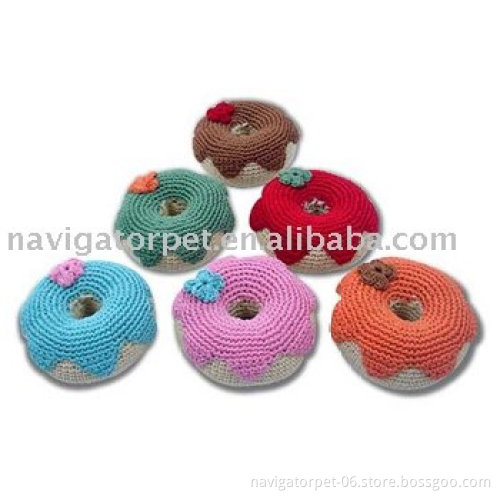 Colorful Pet Crochet Toy Dount
